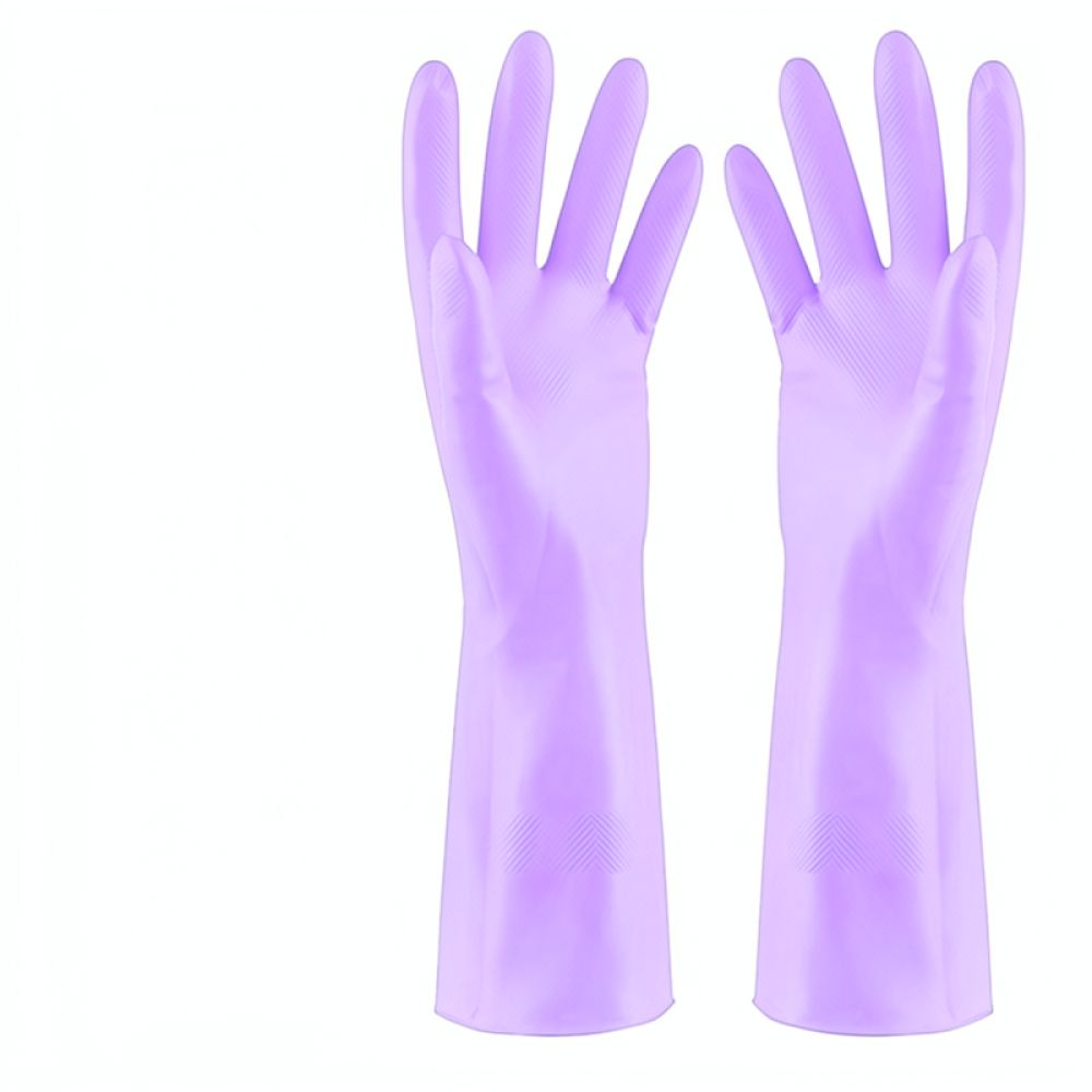 Dish Glove Rubber - Durable Nitrile Kitchen Gloves Waterproof Thickened