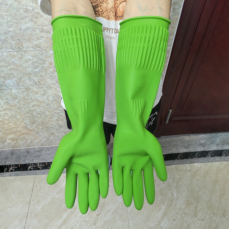 1Pair Lengthen Dishwashing Cle - đánh giá và giá Dish Glove Rubber