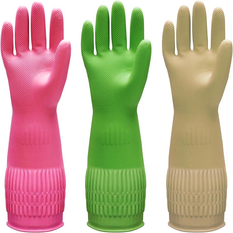 1Pair Lengthen Dishwashing Cle - đánh giá và giá Dish Glove Rubber