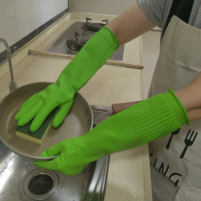 1Pair Lengthen Dishwashing Cle - đánh giá và giá Dish Glove Rubber