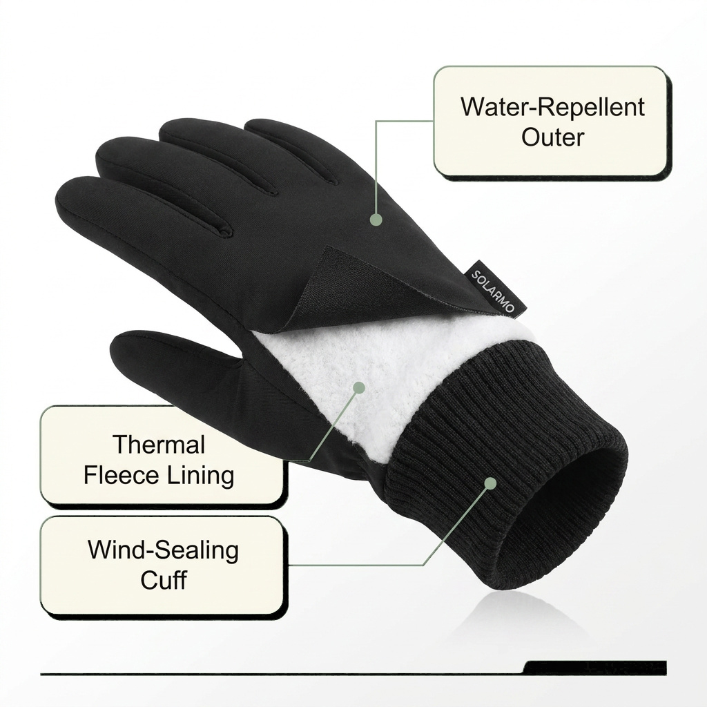 Cold Weather Cycling Gloves, T - đánh giá và giá Winter Glove Insulated