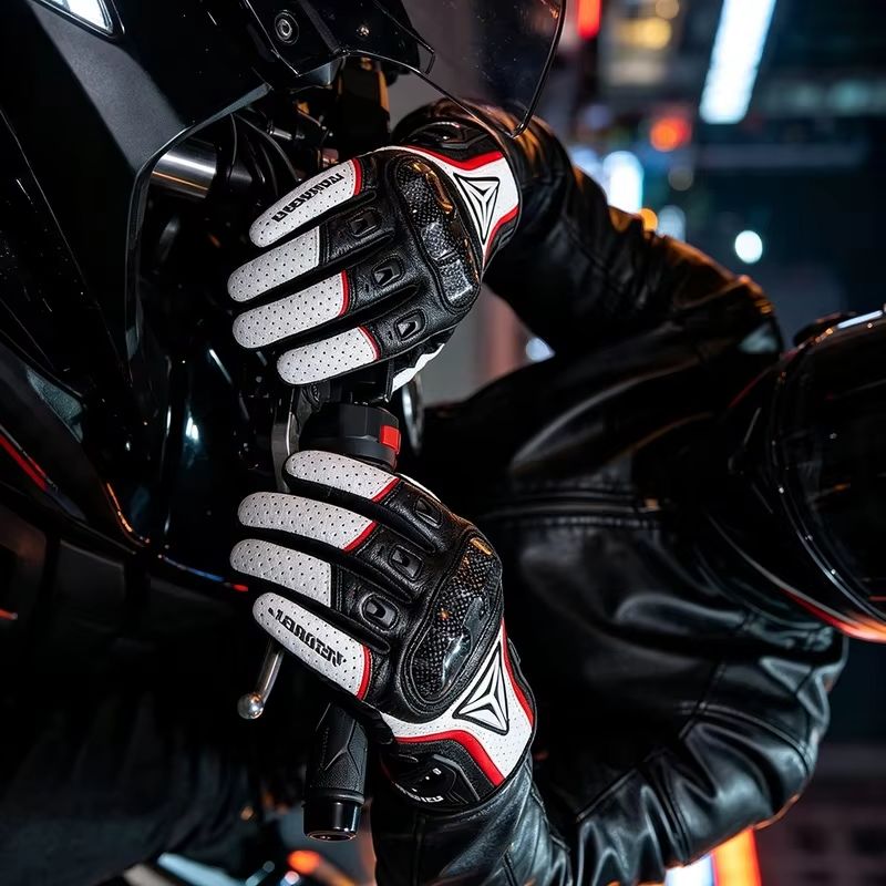Genuine Leather Motorcycle Glo - đánh giá và giá Motorcycle Glove Knuckle
