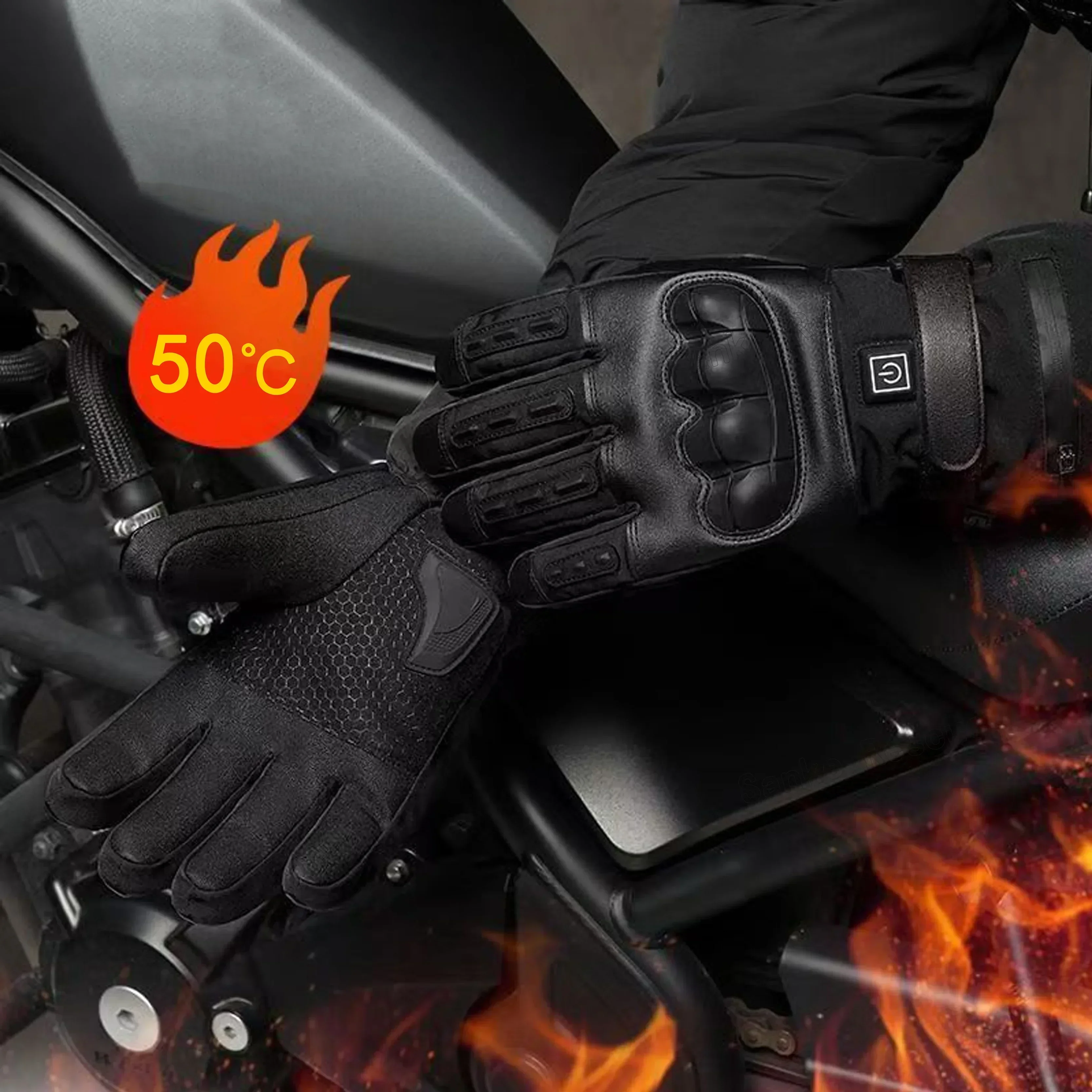 Heated Gloves Hand Warmer Elec - đánh giá và giá Ski Glove Waterproof